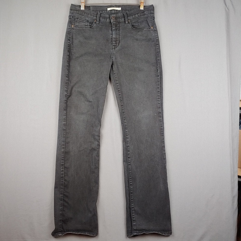 Levi's 526 Jeans Womens Size 8 (Measures 31x31) Classic Boot Cut Stretch Black